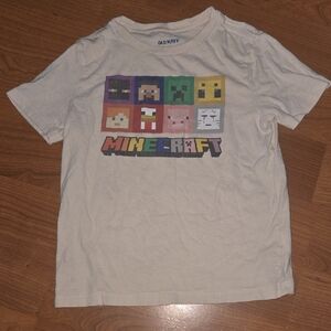 Old Navy Kids Minecraft Character Tee - Cream